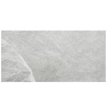Płytki marmurowe z szarego marmuru ice grey w rozmiarze 30/60/2 cm, wykończenie polerowane