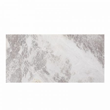 Płytki marmurowe z szarego  marmuru nordic grey cotton w rozmiarze 30/60/2 cm, wykończenie polerowane