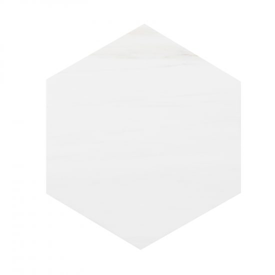 Marmur biały glacier white płytki specjalne hexagon