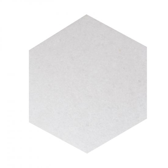 Marmur biały bianco neve płytki specjalne hexagon